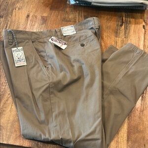 Tan Chinos Classic Business Casual Pants